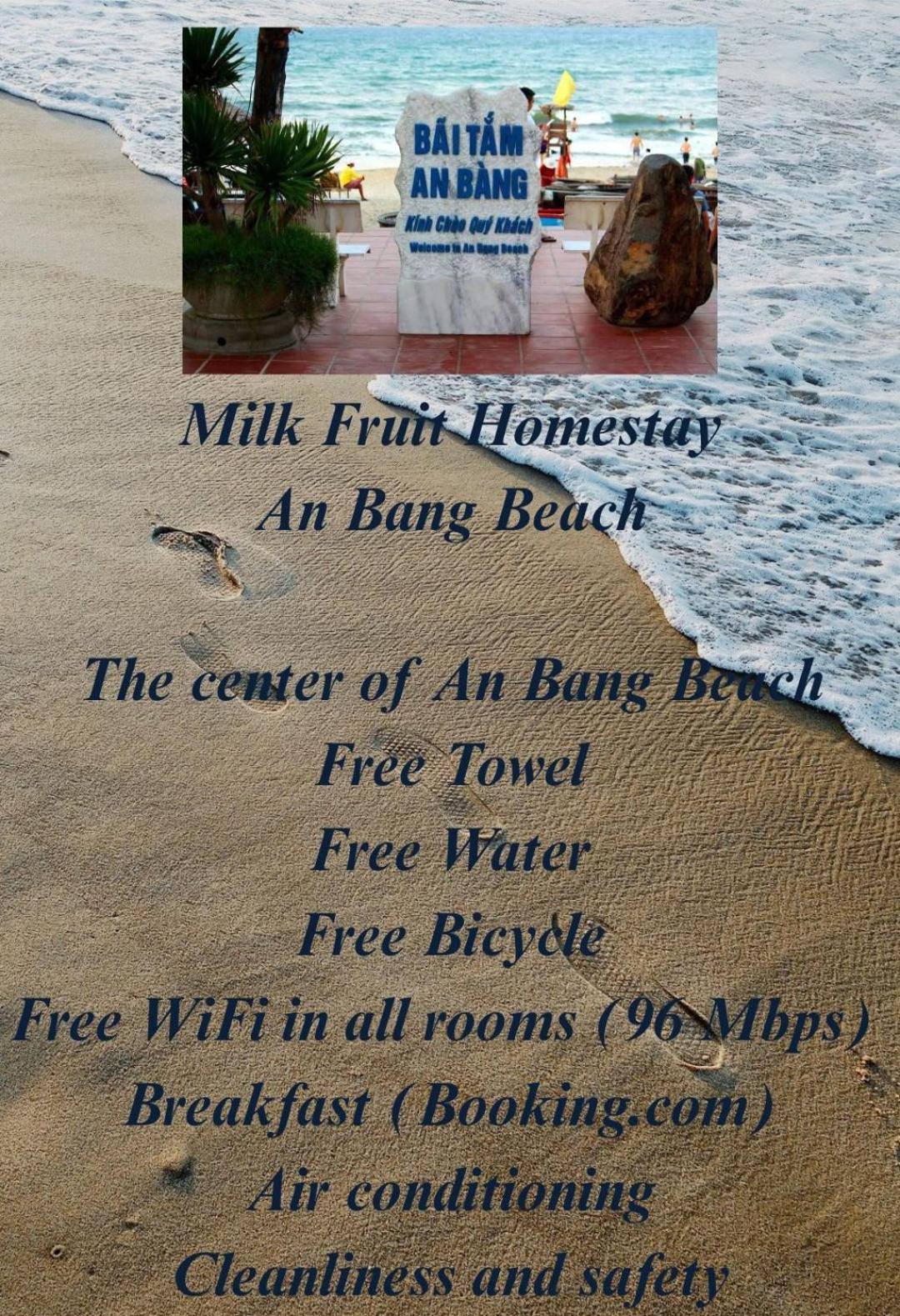 Milk Fruit Homestay - An Bang Beach Hoi An Exteriör bild